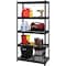 Lorell Wire Deck Shelving 72" Height x 36" Width x 18" Depth Recycled 99929 - alternate 2